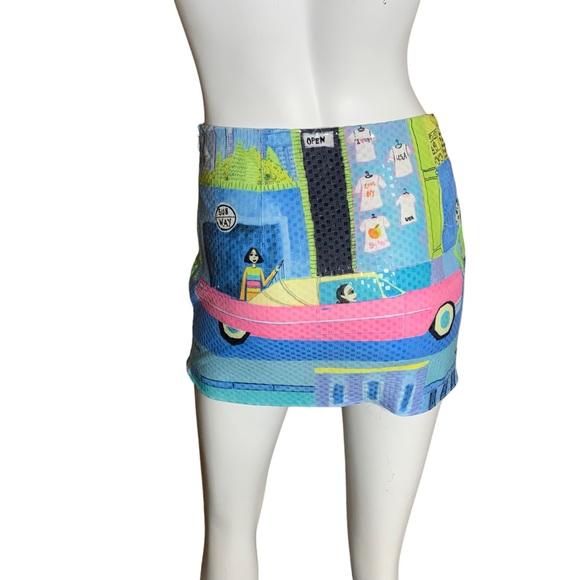 Vintage 90s Linda Segal mini skirt women’s size 6 - Picture 3 of 5